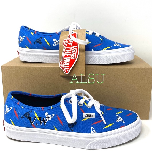 VANS Authentic Viv Navy Canvas Women’s Sneakers - Picture 2 of 12